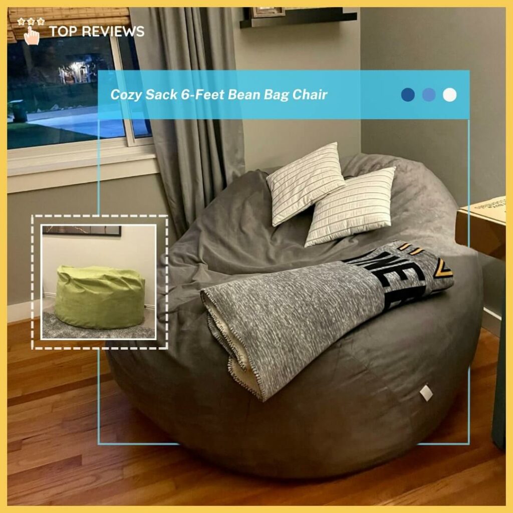 Cozy Sack 6-Feet Bean Bag Chair