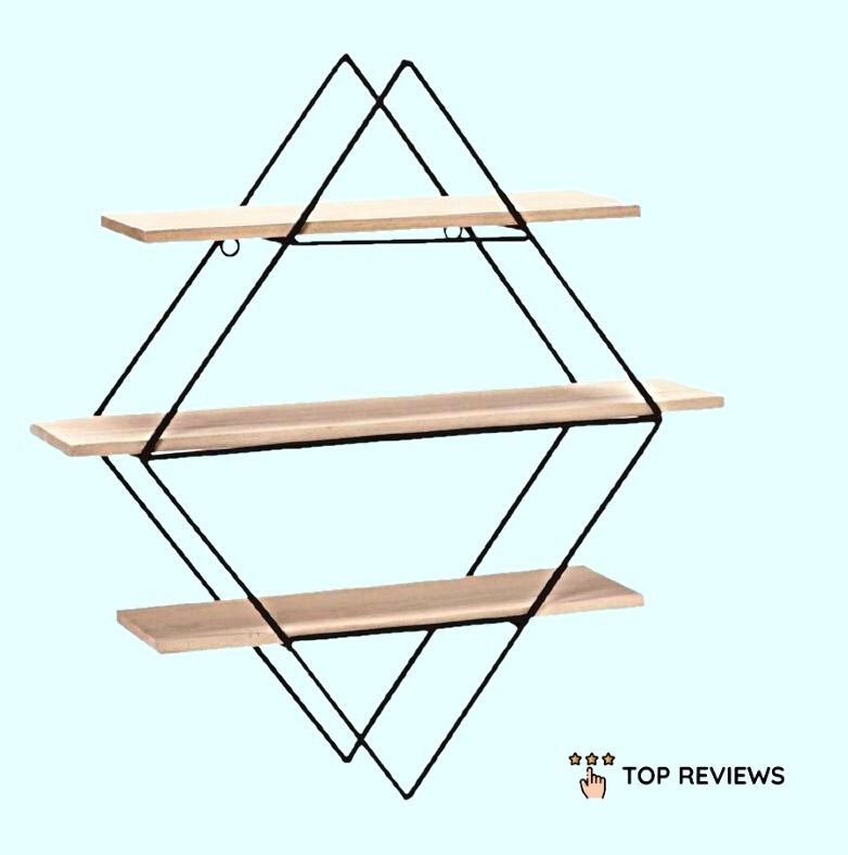 Living and Co Wall Shelf, Diamond Wire and Wood_floating shelve unboxing_top reviews in new zealand