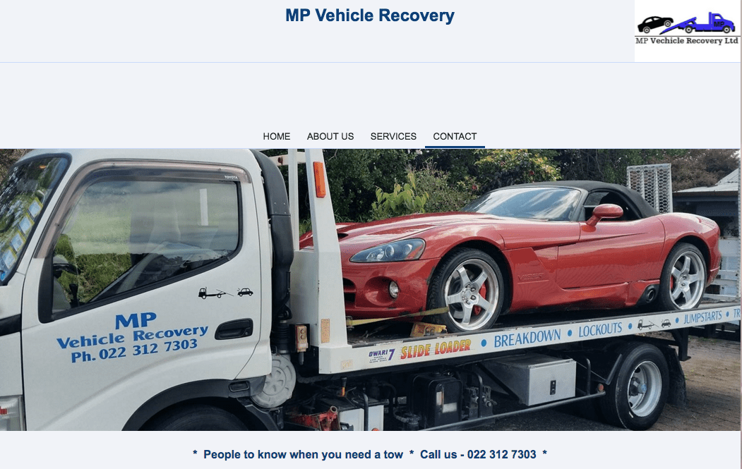 MP Vehicle Recovery's Homepage