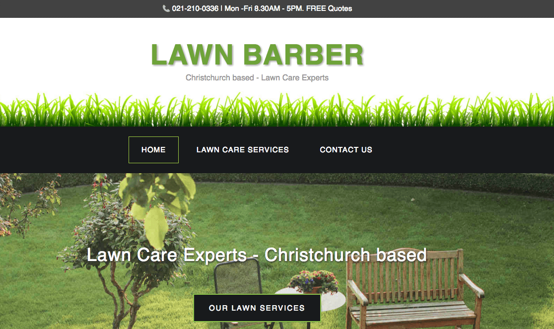 Lawn Barber's Homepage