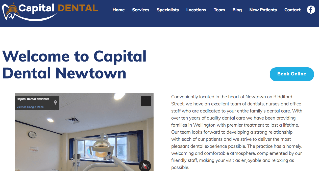 Capital Dental Newtown's Homepage