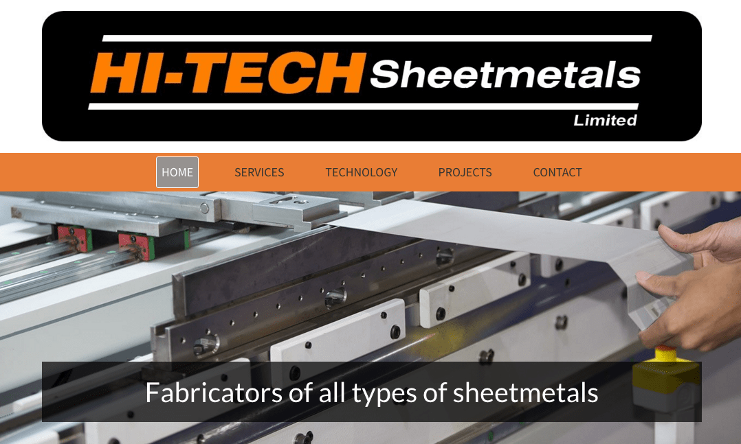 Hi-Tech Sheetmetals' Homepage