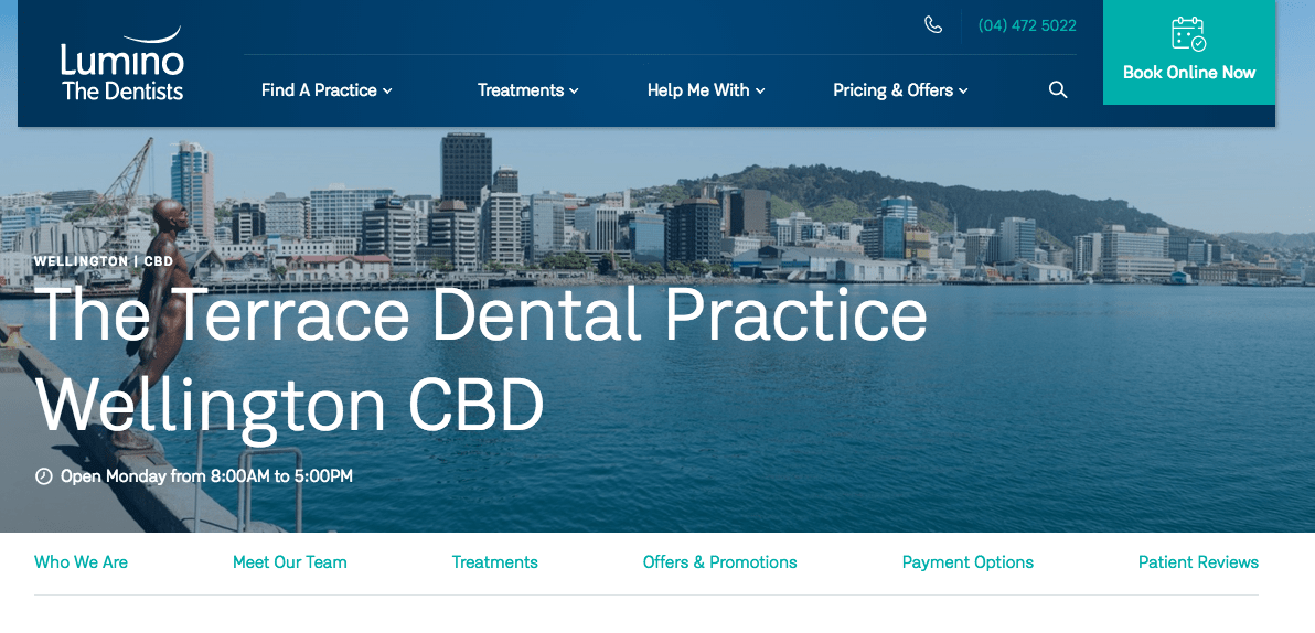 The Terrace Dental Practice's Homepage