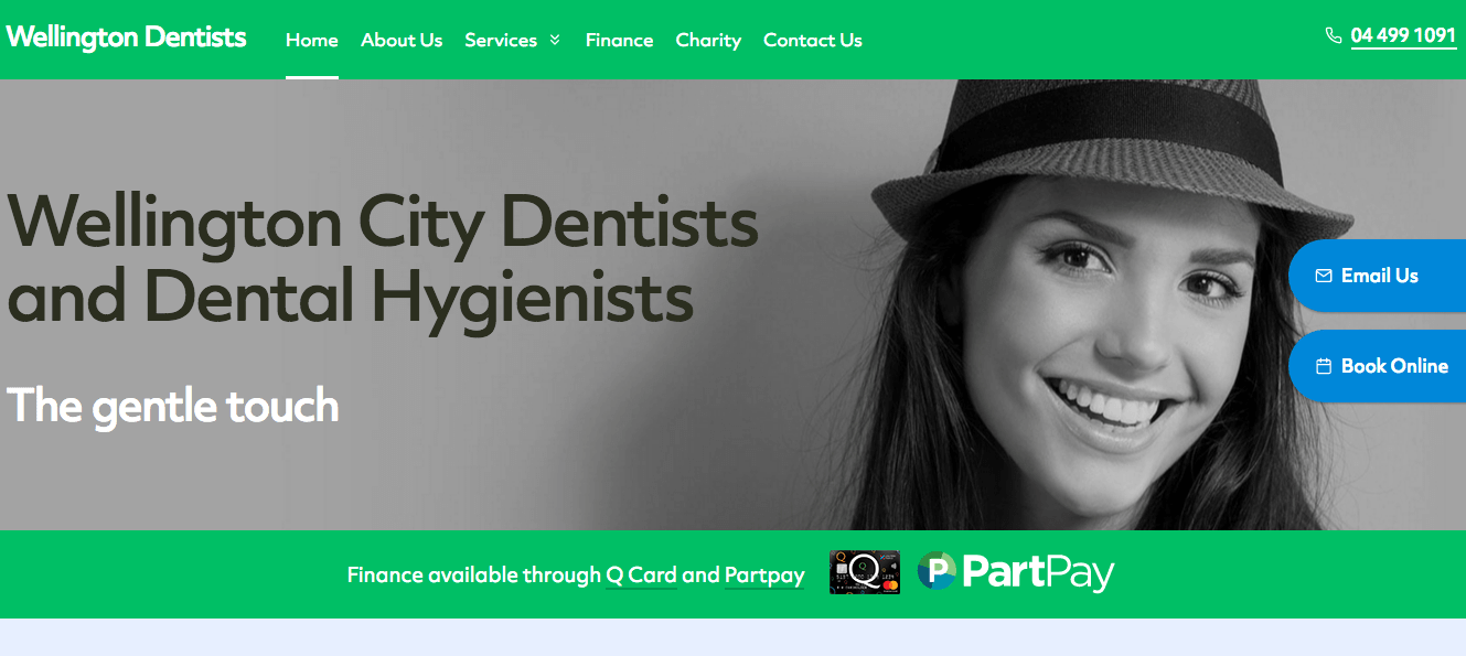 Wellington Dentists Ltd.'s Homepage