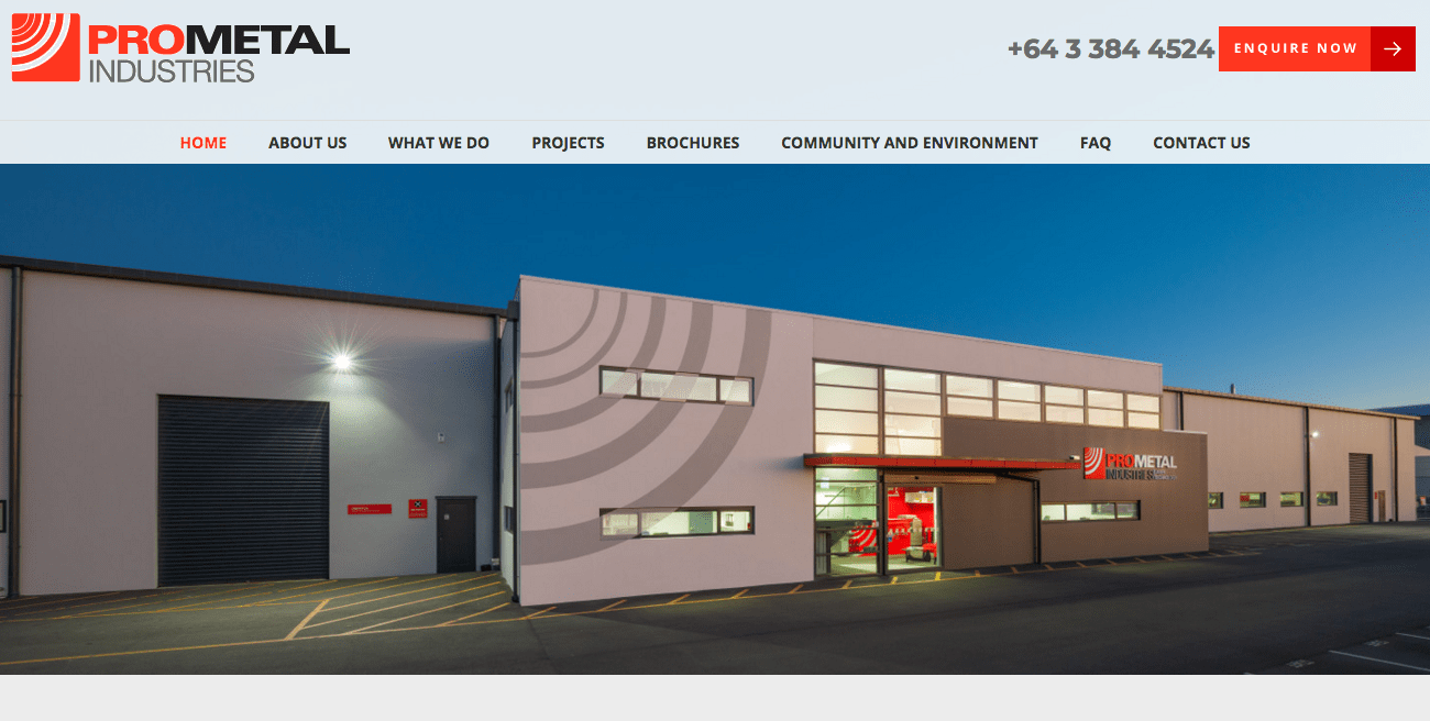 Prometal Industries' Homepage