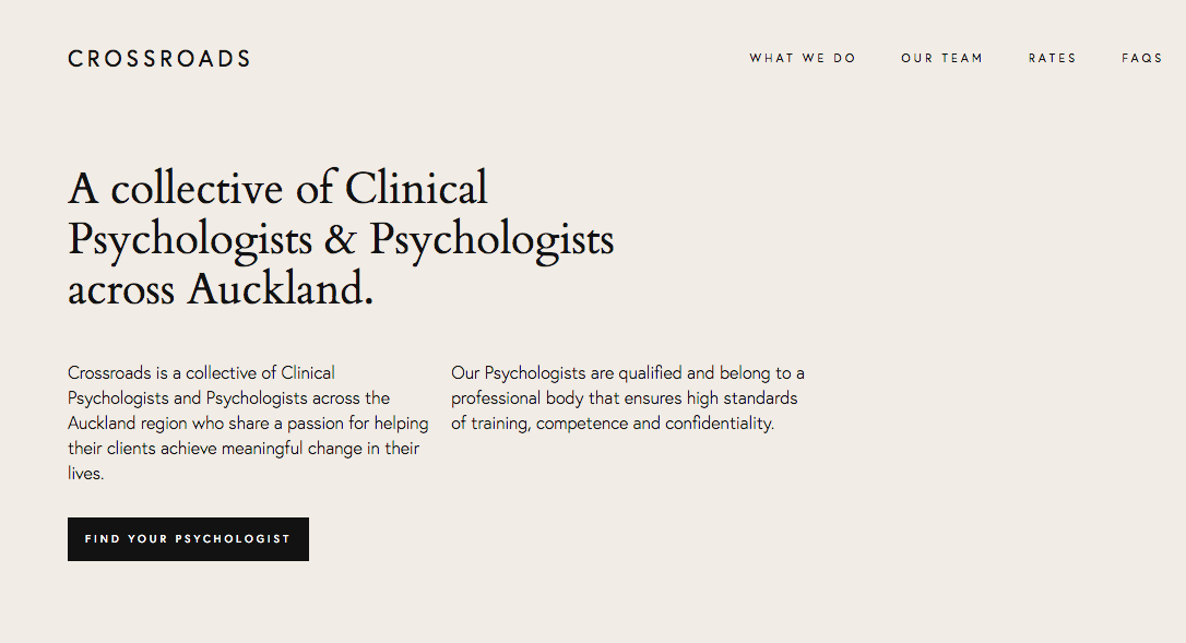Crossroads' Homepage