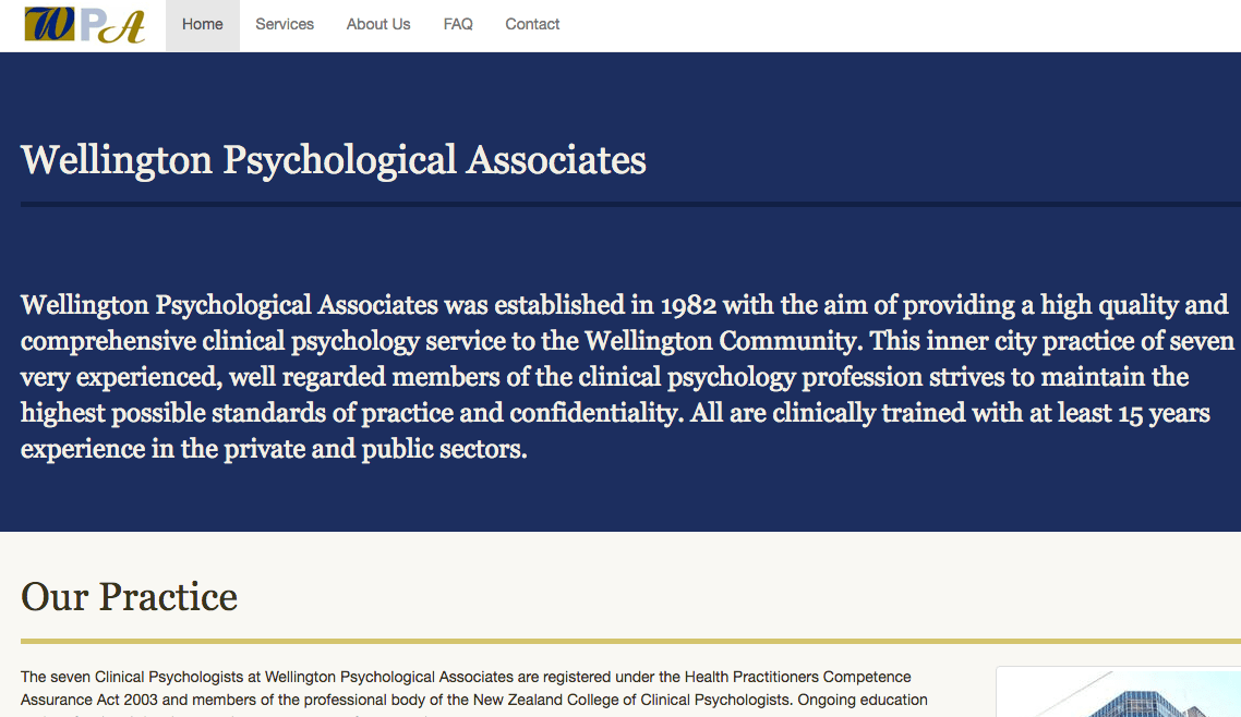 Wellington Psychological Associates' Homepage