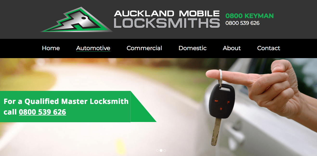 Auckland Mobile Locksmiths' Homepage