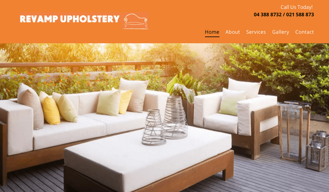 Revamp Upholstery's Homepage