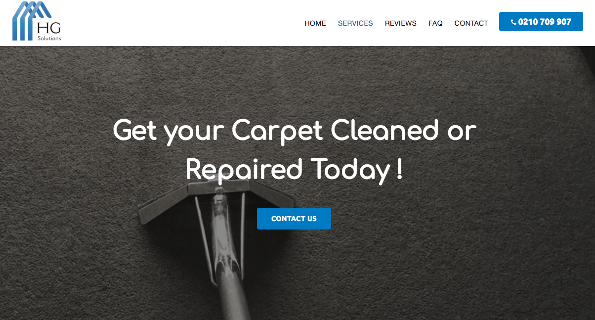 HG Solutions' Homepage