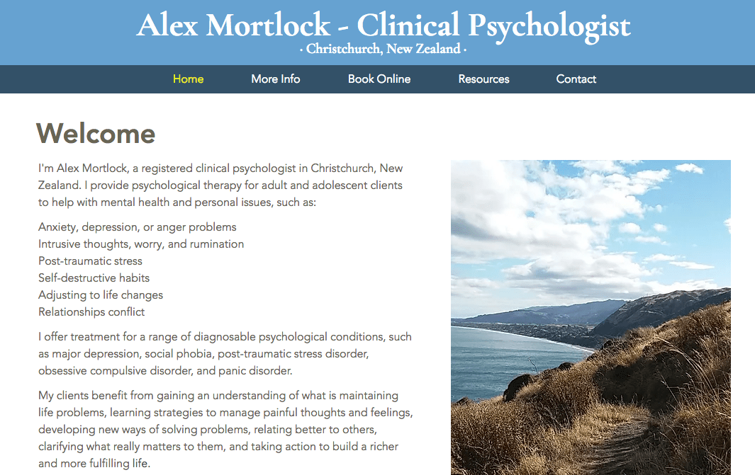 Alex Mortlock's Homepage