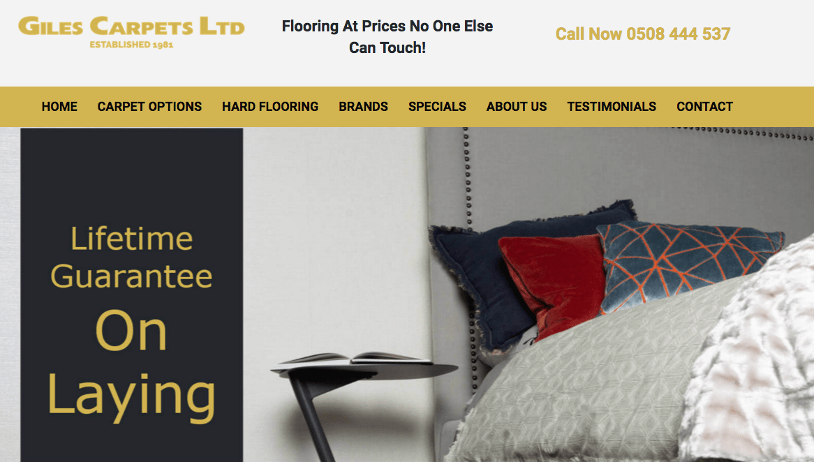 Giles Carpets Ltd's Homepage