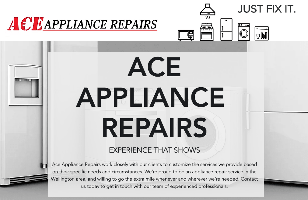 Ace Appliance Repairs' Homepage
