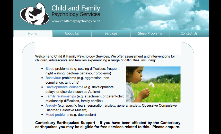 Child and Family Psychology Services' Homepage