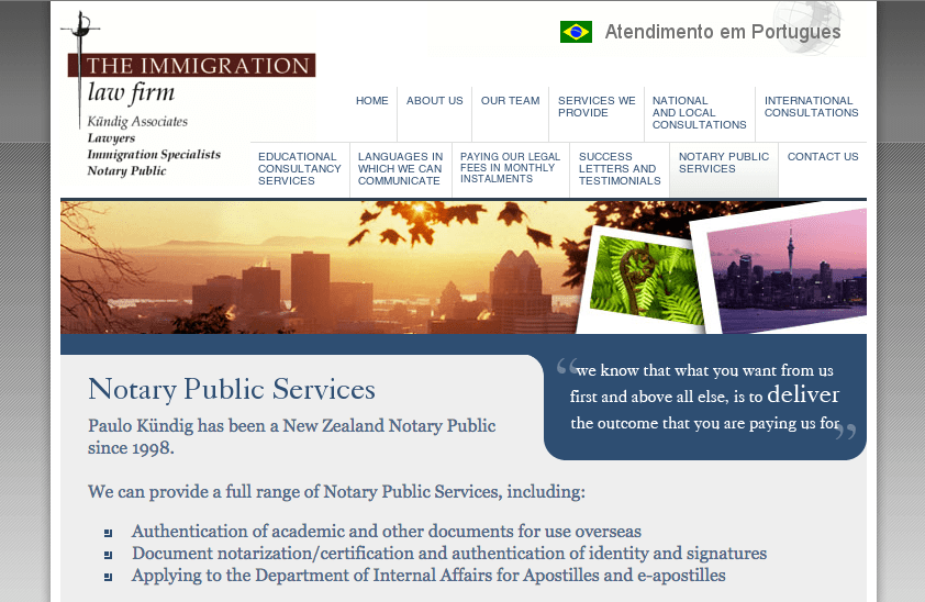 The Immigration Law Firm's Homepage