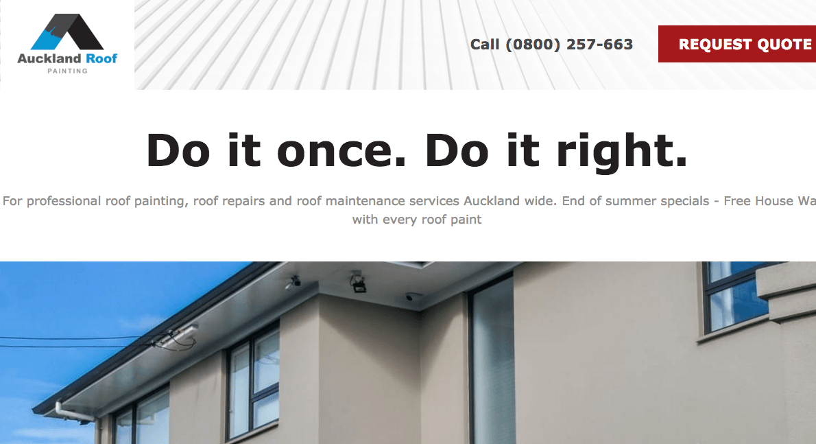 Auckland Roof Painting's Homepage