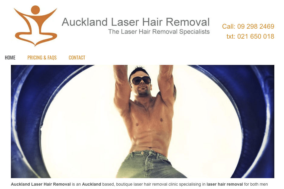 Auckland Laser Hair Removal Ltd's Homepage
