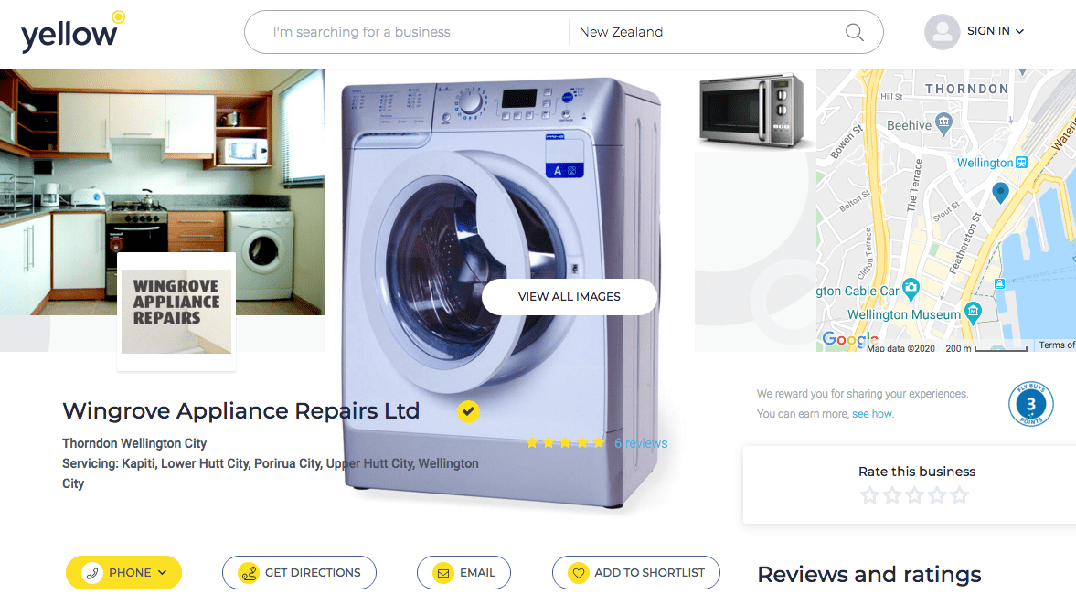 Wingrove Appliance Repairs' Homepage