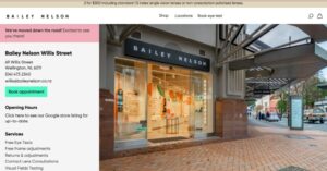 Bailey Nelson Optometrist Homepage