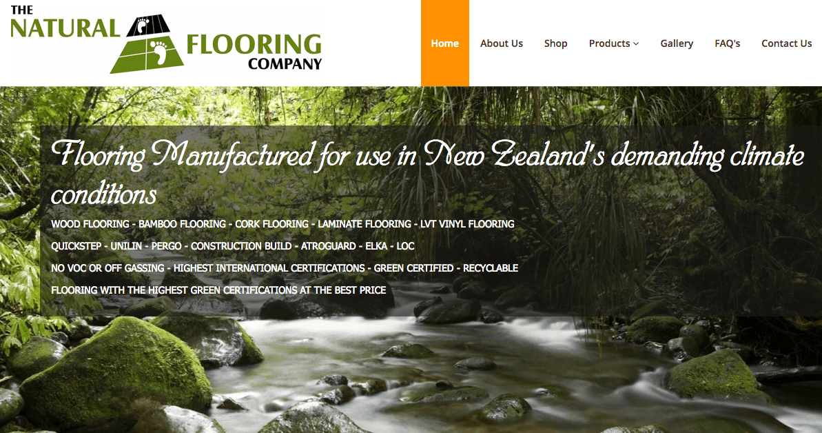 The Natural Flooring Company's Homepage
