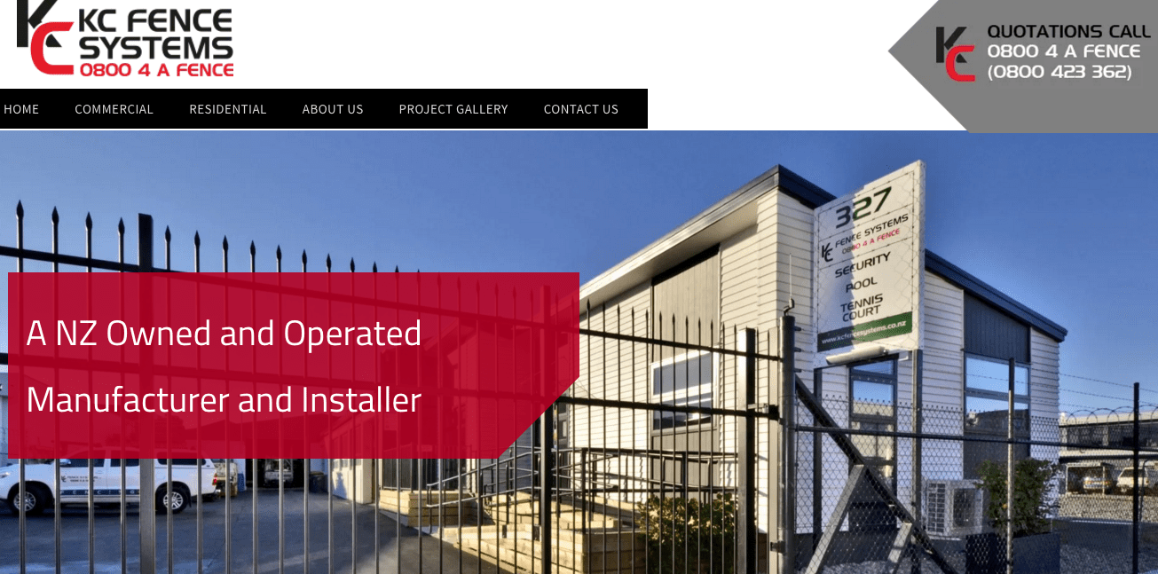 KC Fence Systems' Homepage