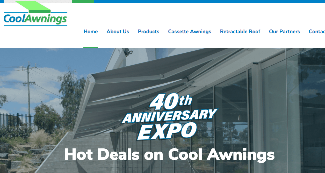 Cool Awnings' Homepage