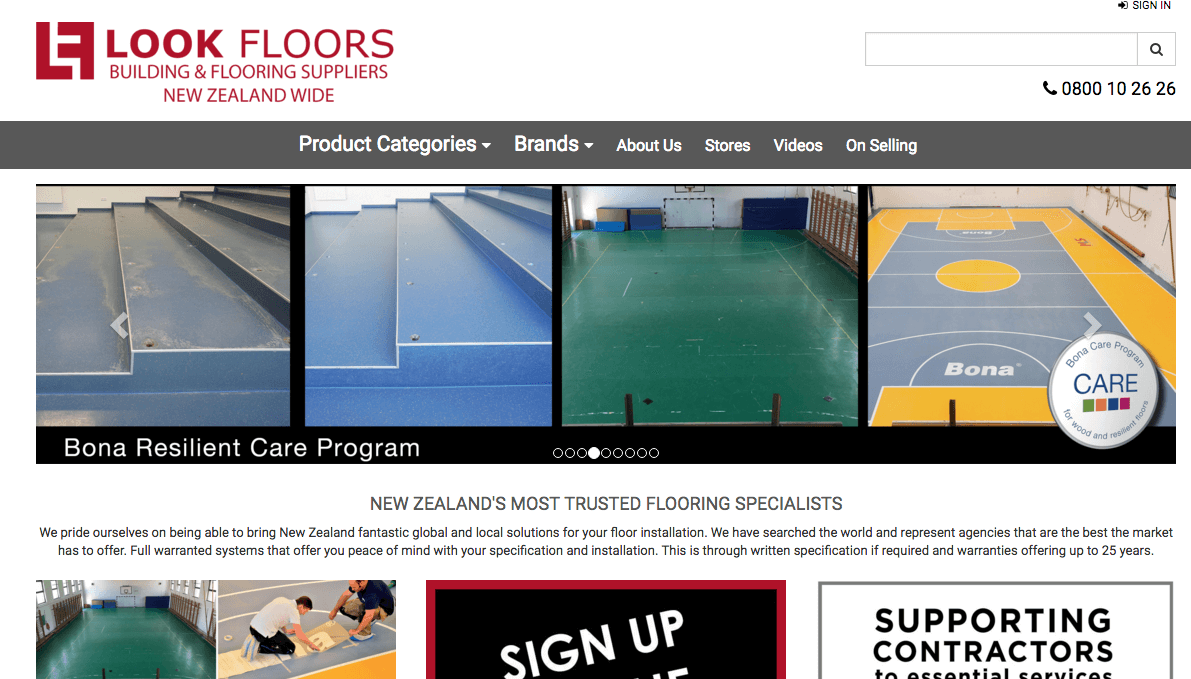 Look Floors' Homepage