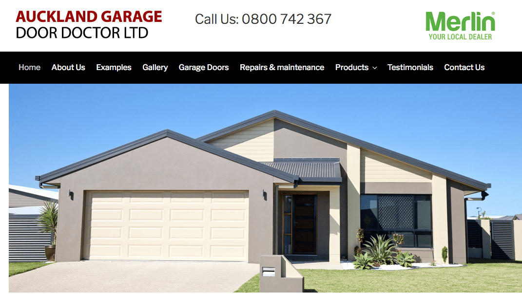 Auckland Garage Door Doctor Ltd's Homepage