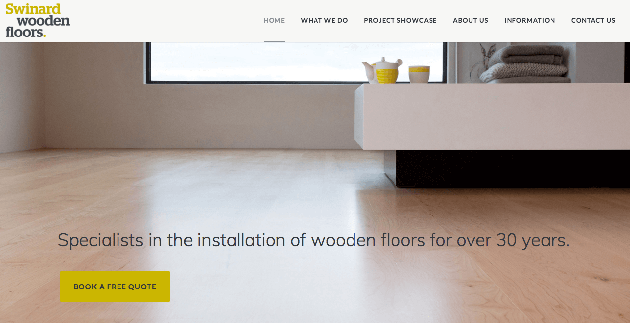 Swinard Wooden Floors' Homepage