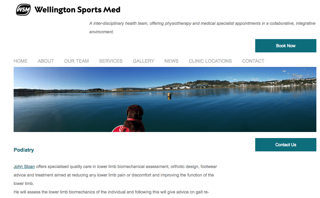 John Sloan - Wellington Sports Med's Homepage
