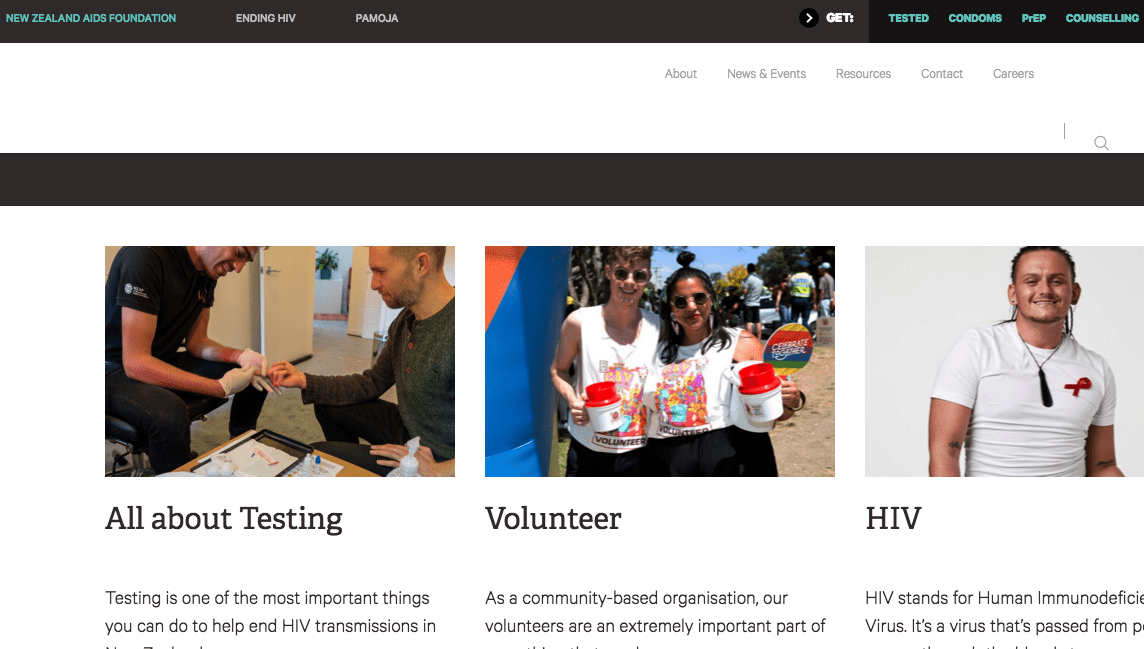 New Zealand AIDS Foundation's Homepage