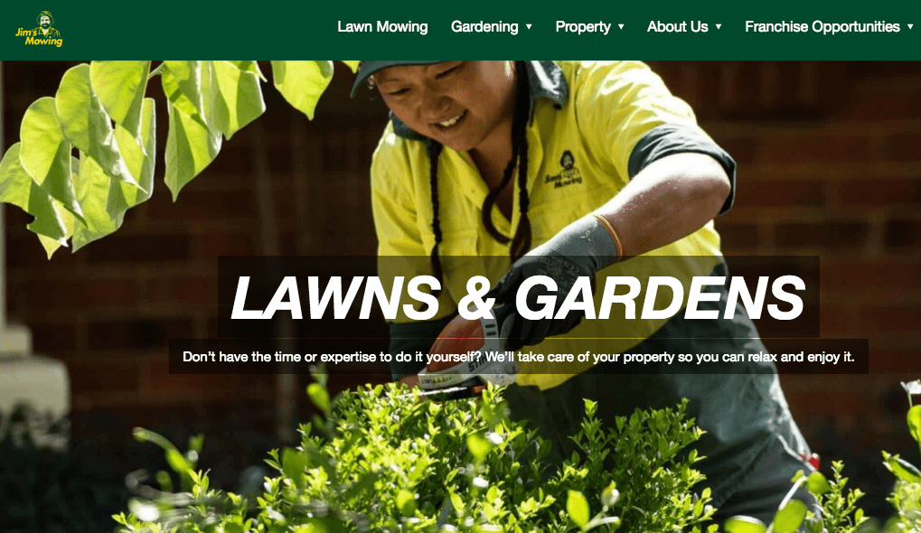 Jim’s Mowing's Homepage