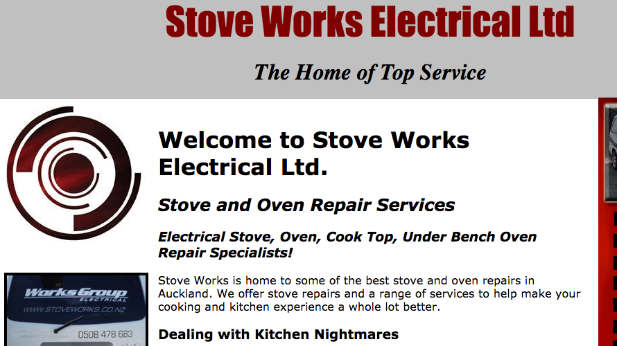 Stove Works Electrical Ltd.'s Homepage
