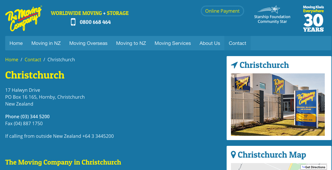 The Moving Company's Homepage