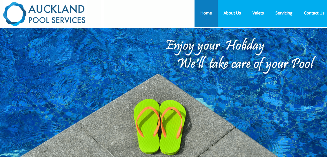 Auckland Pool Services' Homepage