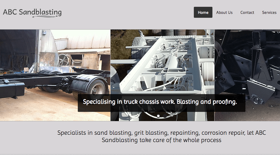 ABC Sandblasting's Homepage