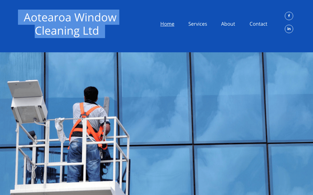 Aotearoa Window Cleaning Ltd's Homepage