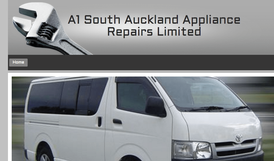 A1 South Auckland Appliance Repairs Ltd.'s Homepage