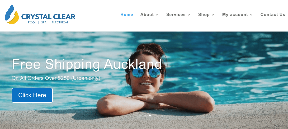 Crystal Clear Pool Spa & Electrical's Homepage