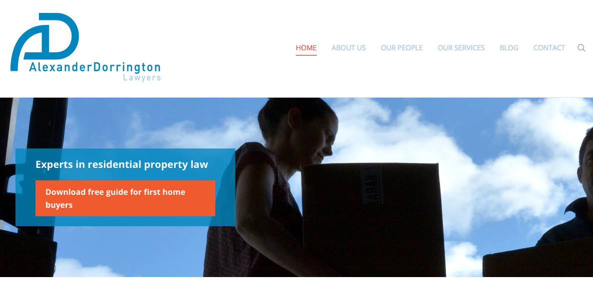 AlexanderDorrington Lawyers' Homepage