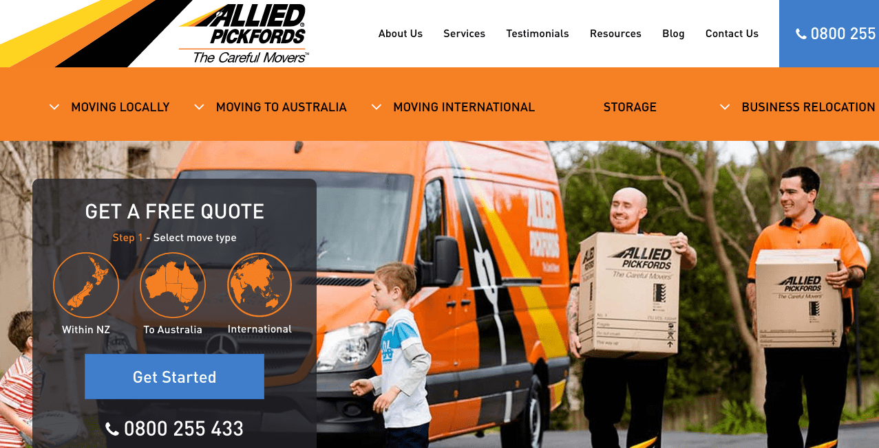 Allied Pickfords' Homepage