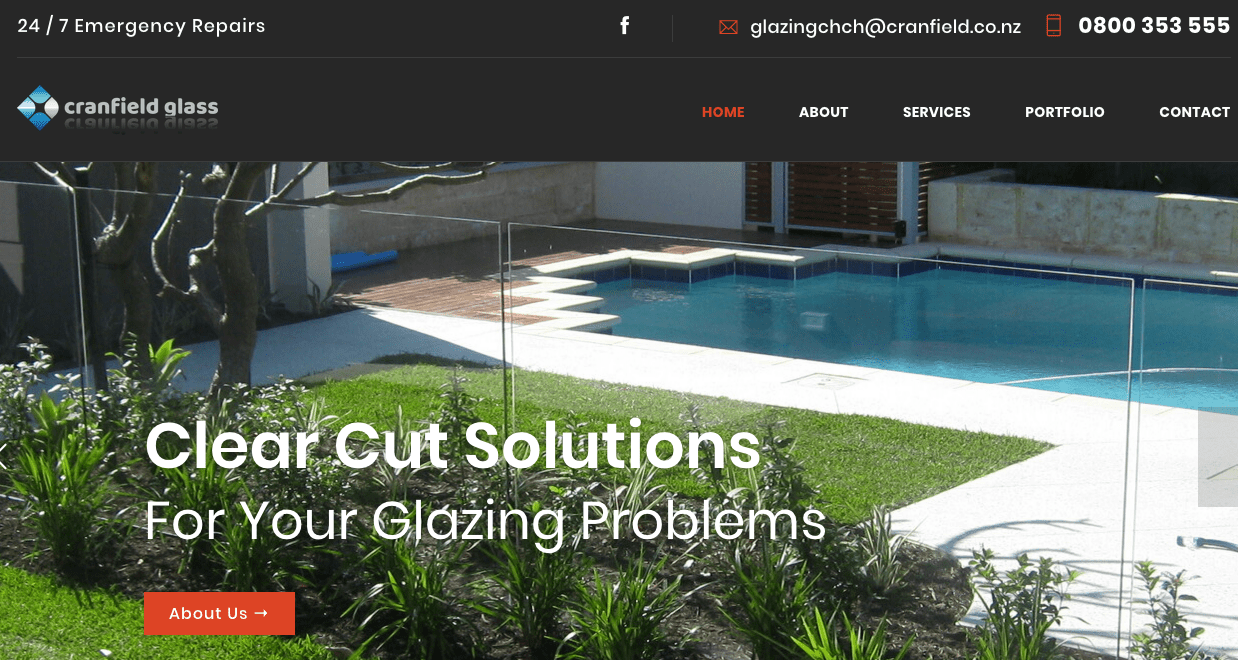 Cranfield Glass Christchurch Ltd's Homepage