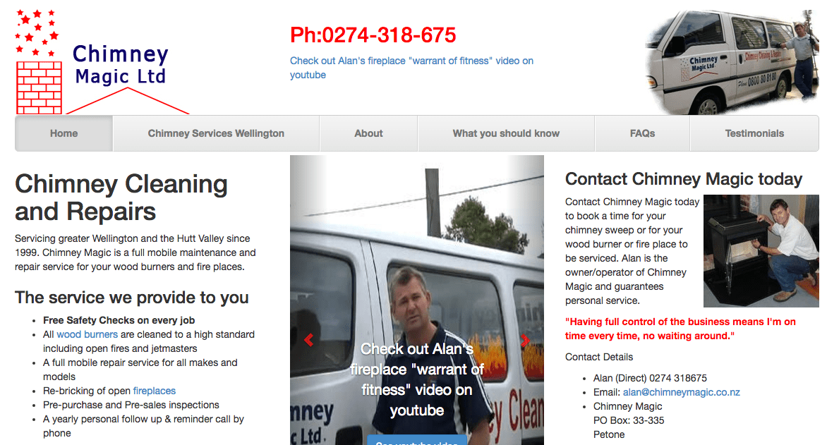 Chimney Magic Ltd's Homepage