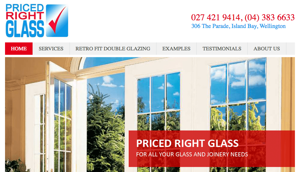 Priced Right Glass Ltd's Homepage