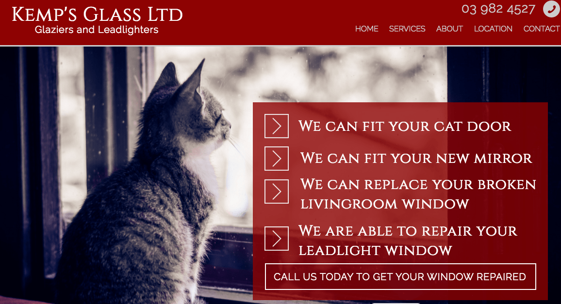 Kemp’s Glass Ltd's Homepage