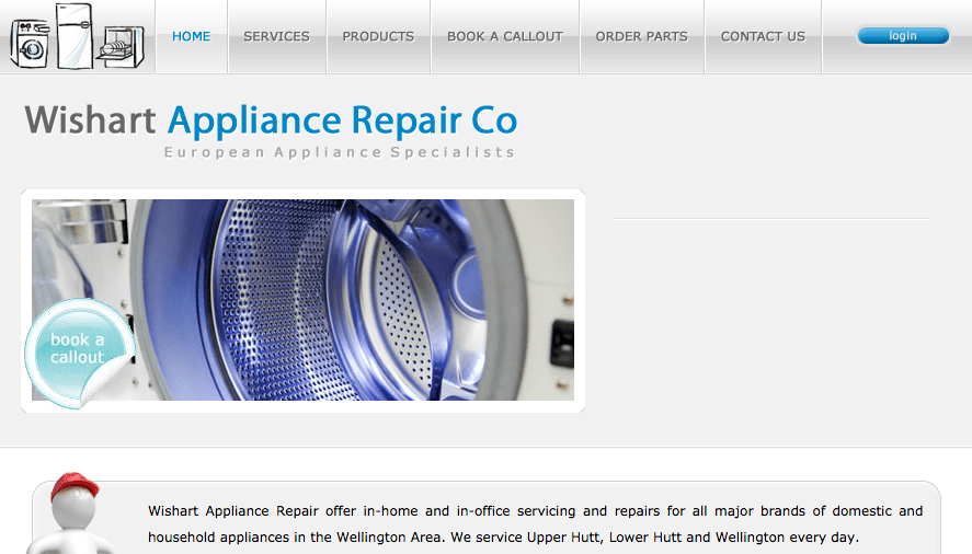 Wishart Appliance Repair Co's Homepage