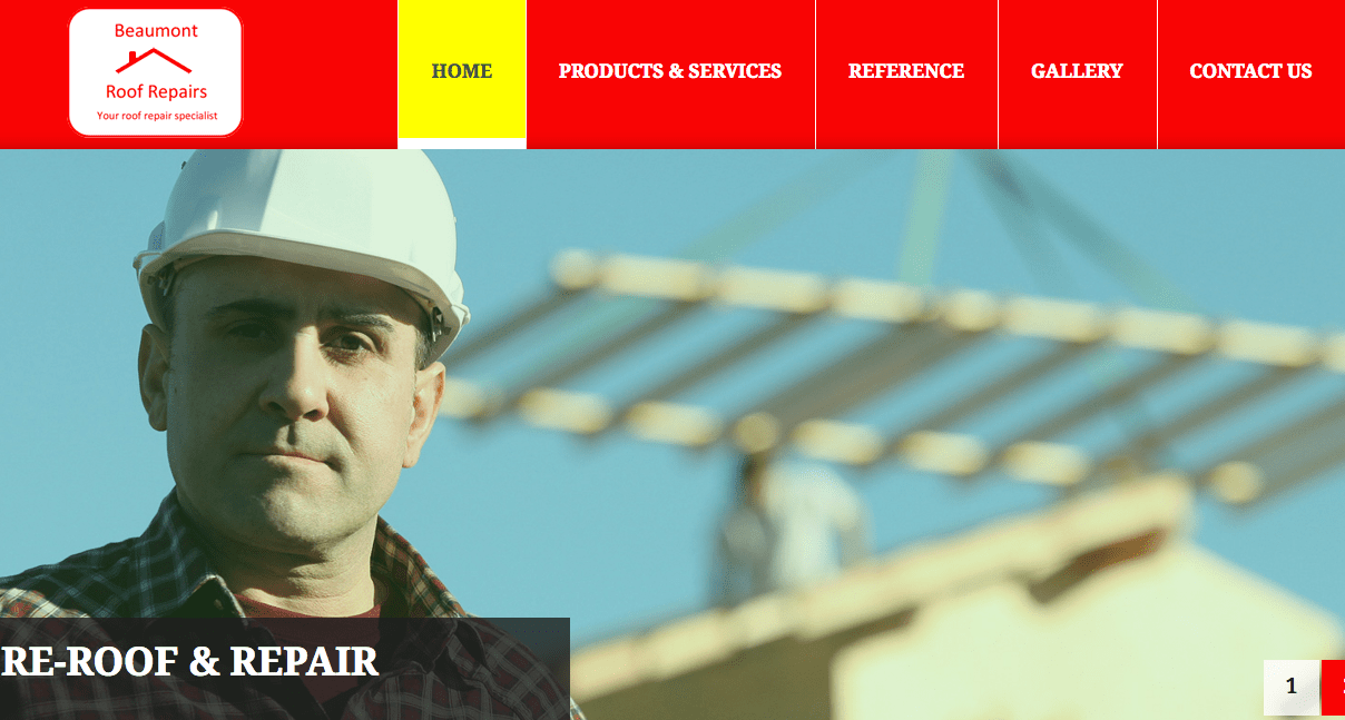 Beaumont Roof Repairs' Homepage