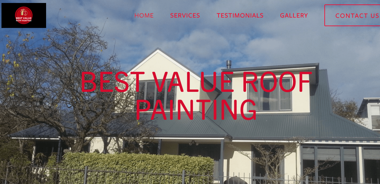 Best Value Roof Painting's Homepage