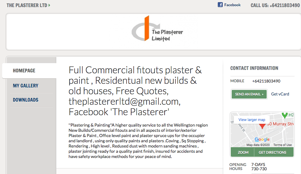 The Plasterer Ltd's Homepage