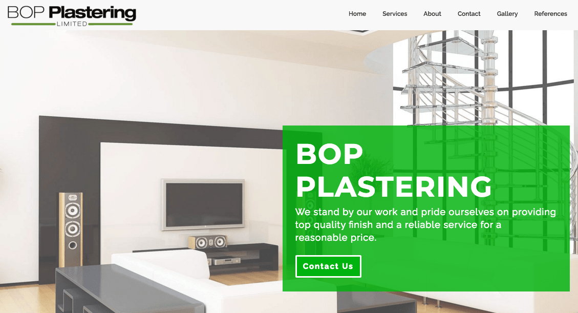 BOP Plastering Ltd's Homepage